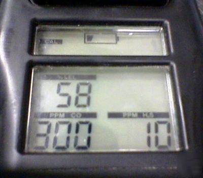 Msa orion multigas detector,complete kit,w/msa case
