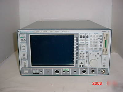 Rohde & schwarz FSIQ26 signal analyzer, with opt. B22