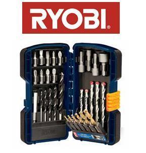 Ryobi 30 piece mixed drill & screwdriver bit set 