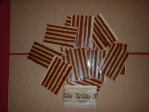 Self-vulcanizing brown tire repair strings (50 ea.)