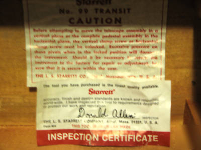 Starret builders level -transit no.99