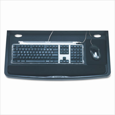 Underdesk comfort keyboard drawer, 28 x 11, black