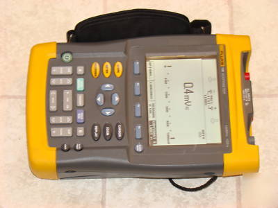 Use fluke 196 scopemeter 100MHZ 1GS/s with case