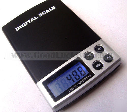 100 x 0.01 gram wholesale lot of 10 pcs digital scale