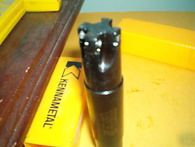 2 kennametal indexable double end mill cutters 1
