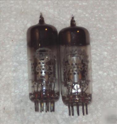 2 x 6F23 (EF182) valves - tested 