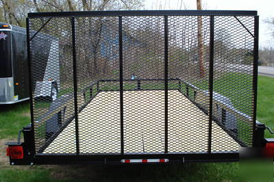 2010 16FT mustang landscape utility trailer twin axle