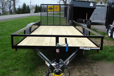 2010 16FT mustang landscape utility trailer twin axle