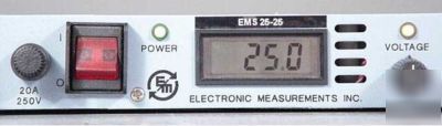 25A regulated electro plating rectifier dc power supply
