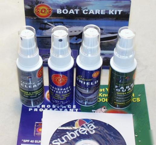 303 boat care kit clean restore protect rv's 4 bottles
