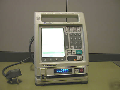 Baxter colleague volumetric monochrome iv infusion pump
