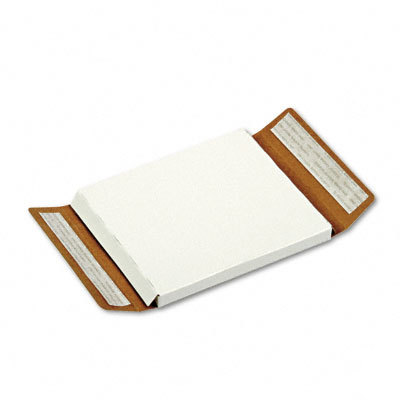 Cd/jewel box mailer, dual side seam, white, 250/carton