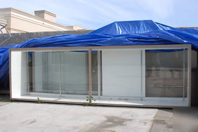 Display showcase & matching register fixtures-used