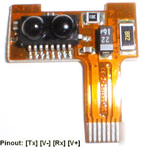 Irda infrared port, link to pic microcontroller pc pda