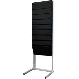 Literature display stand for leaflets flyers magazines