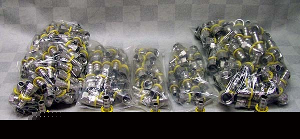 Lot of parker female fitting hose barb seal-lok swivel