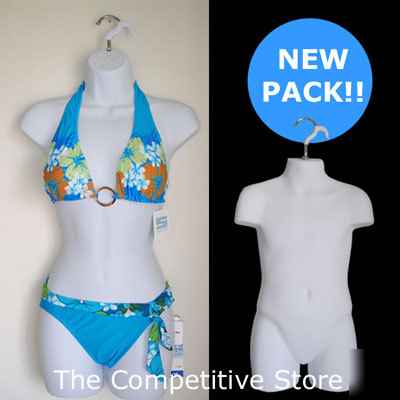 New female dress + child white mannequin form manniquin 