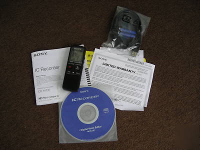 New sony ic recorder icd-PX720- without box