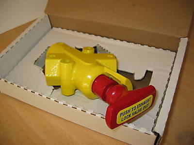 Nib parker pneumatic 1/2 lockout valve LV4BA8 b 