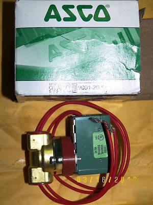 Solenoid valve,2 way,nc,brass,3/8 in asco-8210B021 