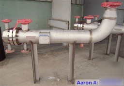 Unused- mueller u tube heat exchanger, 18 square feet,