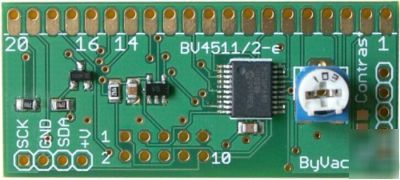 I2C lcd 128 x 64 graphic controller for KS0108B
