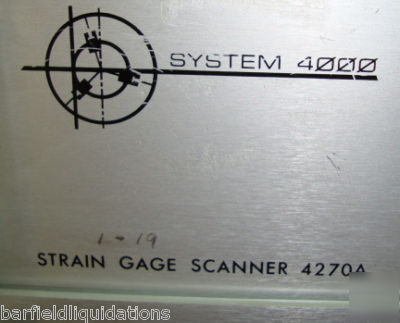 Measurements group system 4000 measurement -4 units-