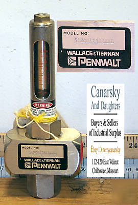New 1 pennwalt 5120M12311XXL armored purge meter
