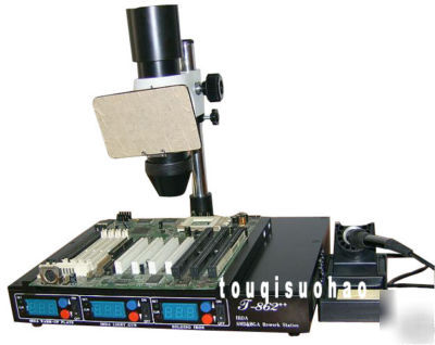New infrared smt smd bga rework station 800W t-862++
