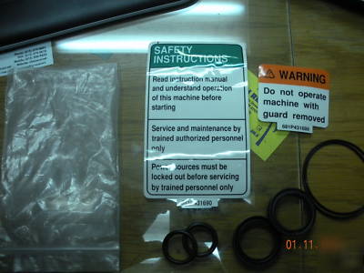 New vinyl safety instructions stickers, . must see 