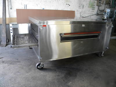 Quiet fire xlt conveyor pizza oven gas single deck
