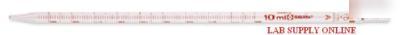 Serological pipet, glass 2ML with safety bulb 