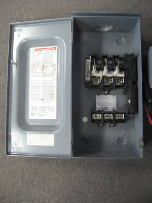 Square d disconnect switch 60 amp 600V H362NRB