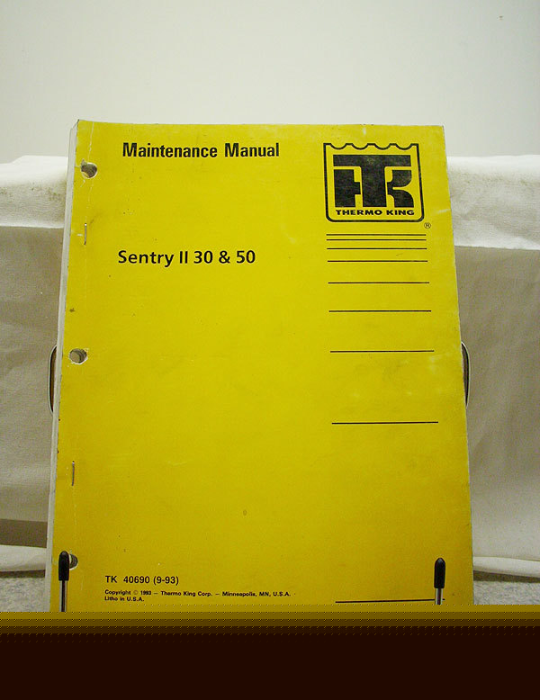 Thermo king sentry ii 30 50 2.2 maintenance manual
