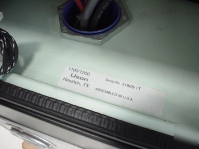 Uson testra 1200 gauge decay leak tester-vacuum / flow