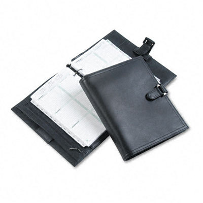 Verona leather organizer starter set closure black