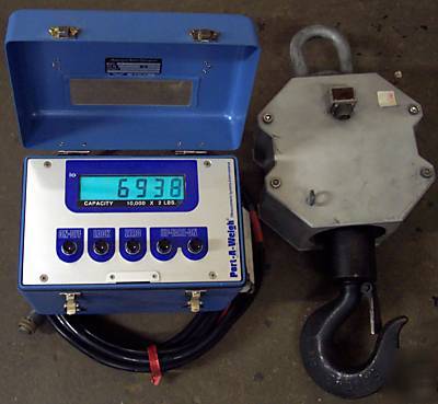 Port-a-weigh crane scale 10,000 lbs. capacity