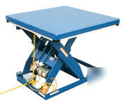 Scissor lift table, 1.5 tons, 48
