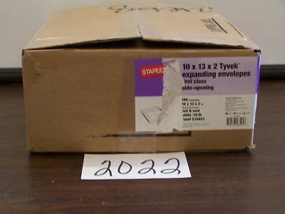 100-tyvek side-open first-class 10X13 catalog envelopes