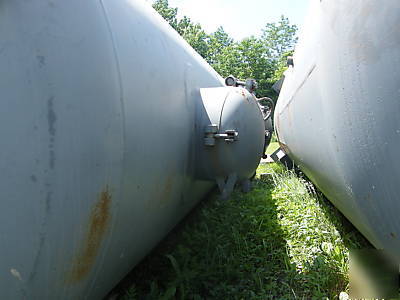 2500 gallon asme 115 psig aboveground pressure vessel 
