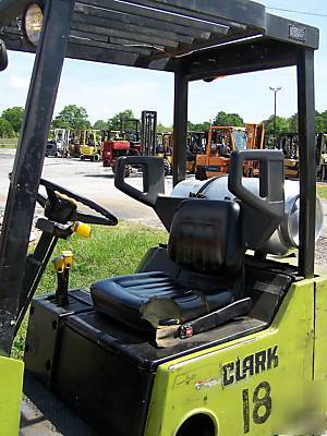 Clark 4000 lb cushion tire forklift 1987