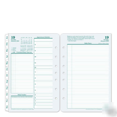 Franklin covey compact original daily planner pages