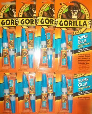 Gorilla glue & tape *18 various glues *4 tape* 4 epoxy