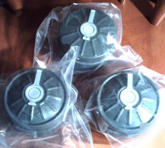3 nbc gas mask filters fits 60MM finnish canadian us M9