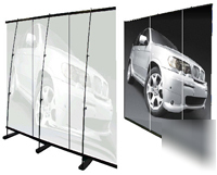 8X7FT aluminum l-stand mural backdrop w/ graphics