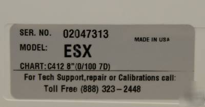 Dickson esx 8 inch universal chart recorder