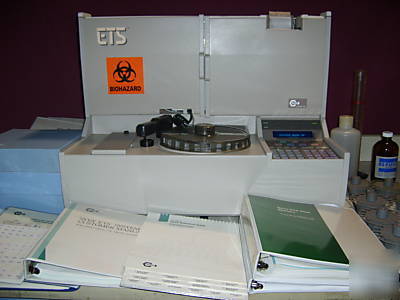 Ets plus system drug test lab analyzer + accessories 