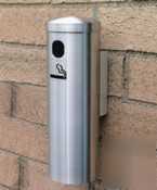 Glaro satin al wall mount smoker's post |4401SA