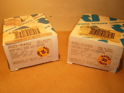 Lot of 2 ranco adaptable room ac controls A30-X450 453