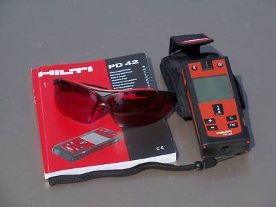 Hilti pd-42 laser range meter PD42 - mint condition